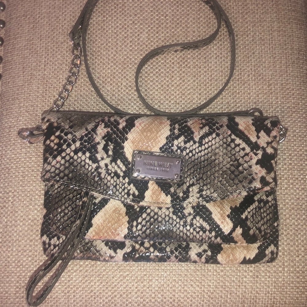 Nine West Snakeskin Crossbody
